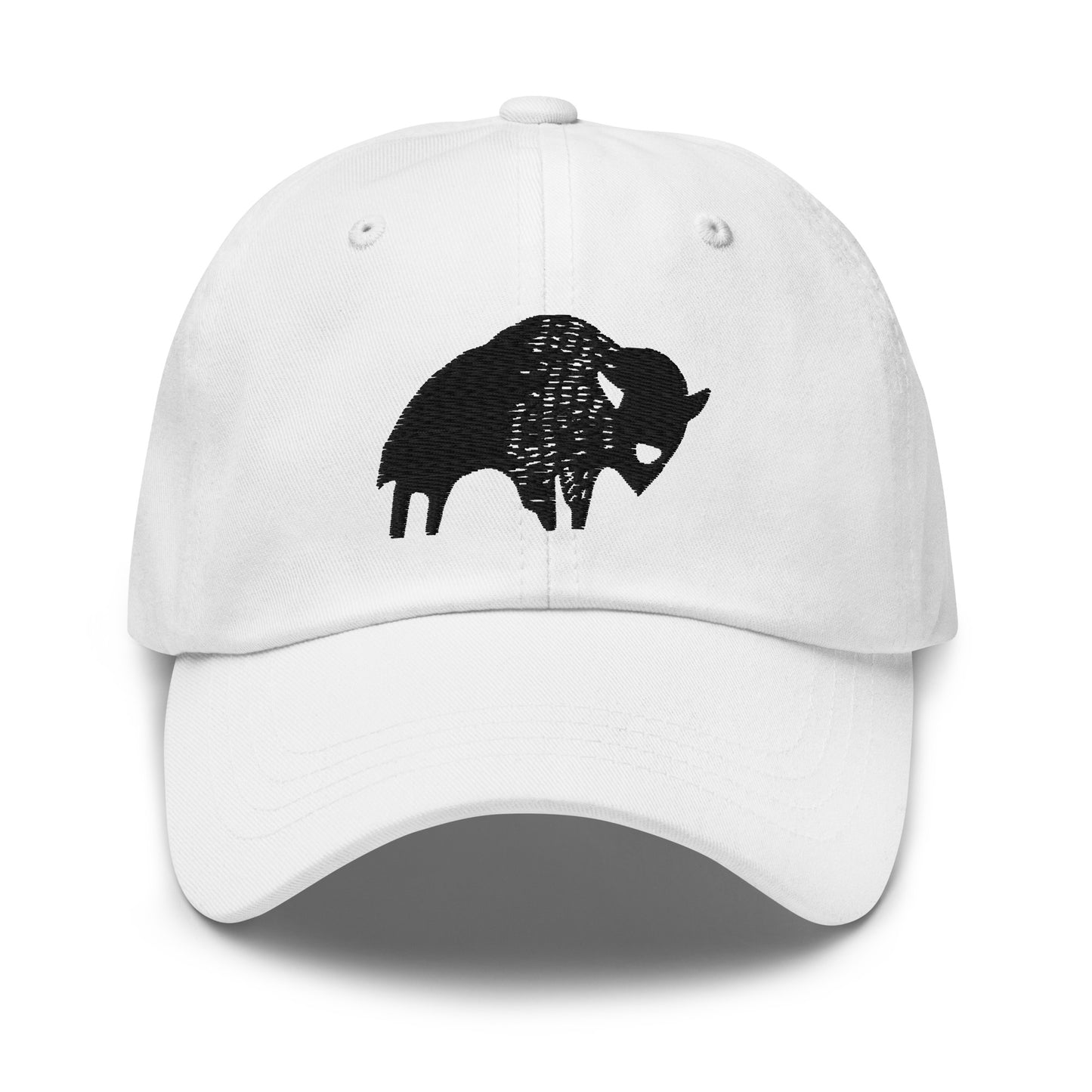 American Prairie Black Bison Logo Dad Hat