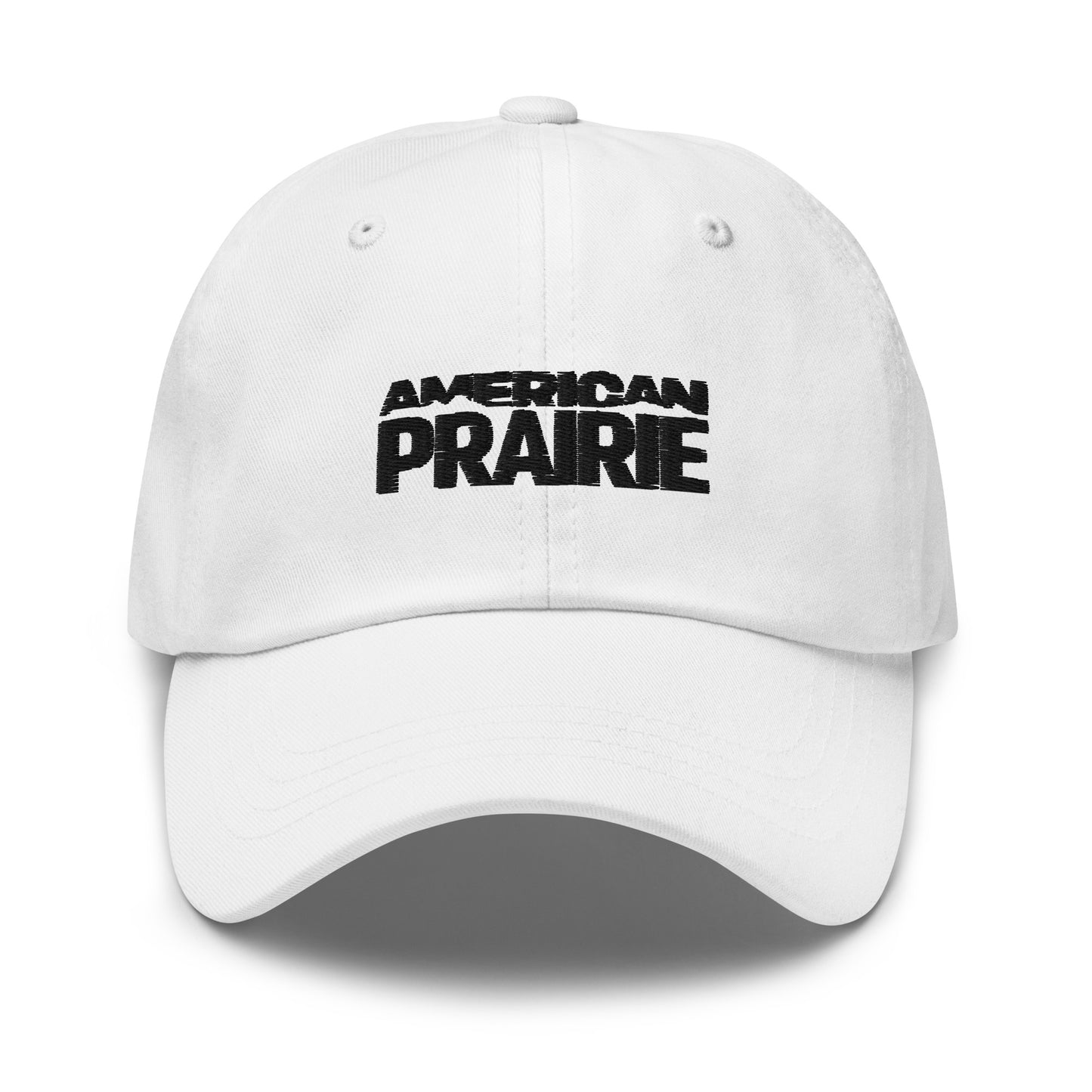 American Prairie Black Logo Dad Hat