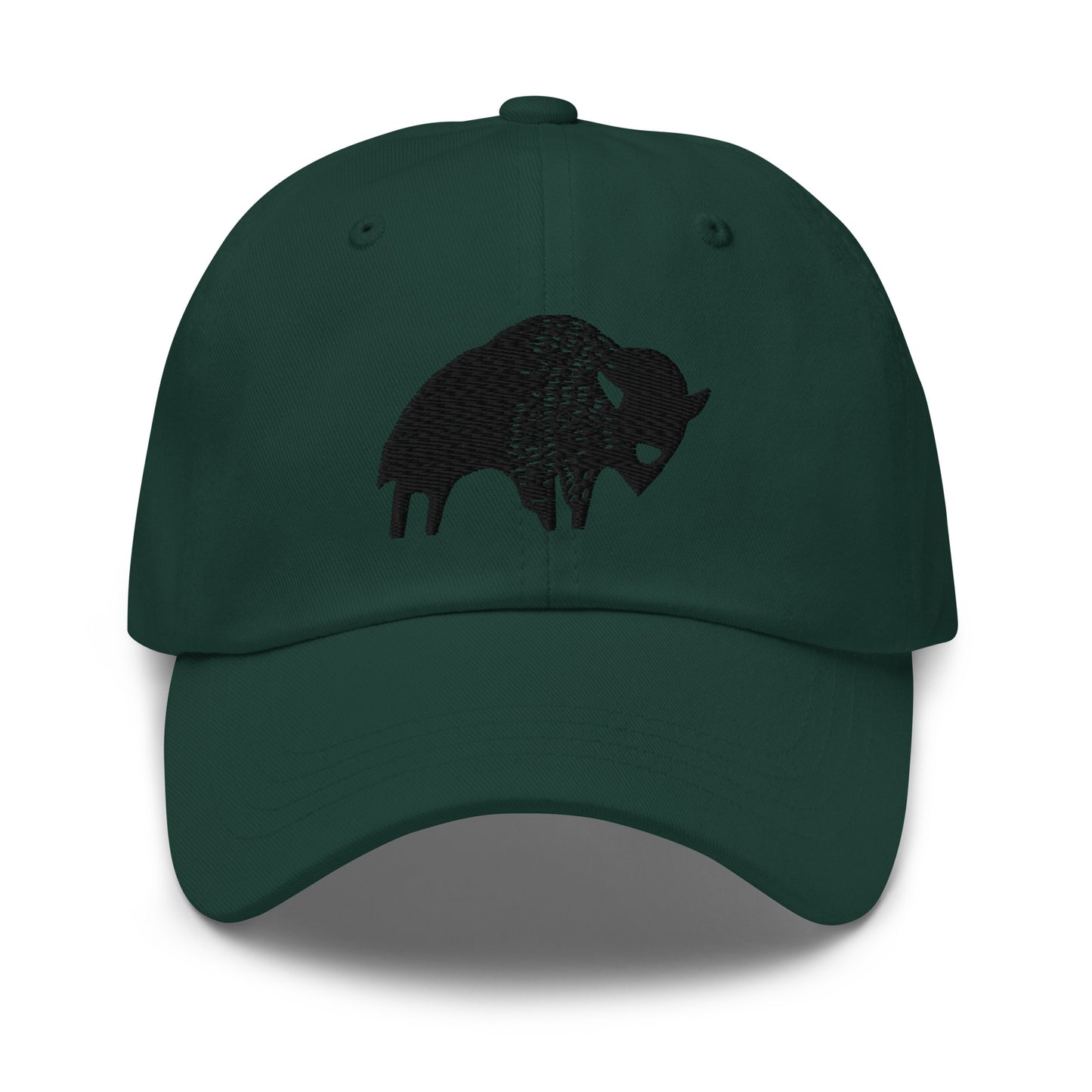 American Prairie Black Bison Logo Dad Hat
